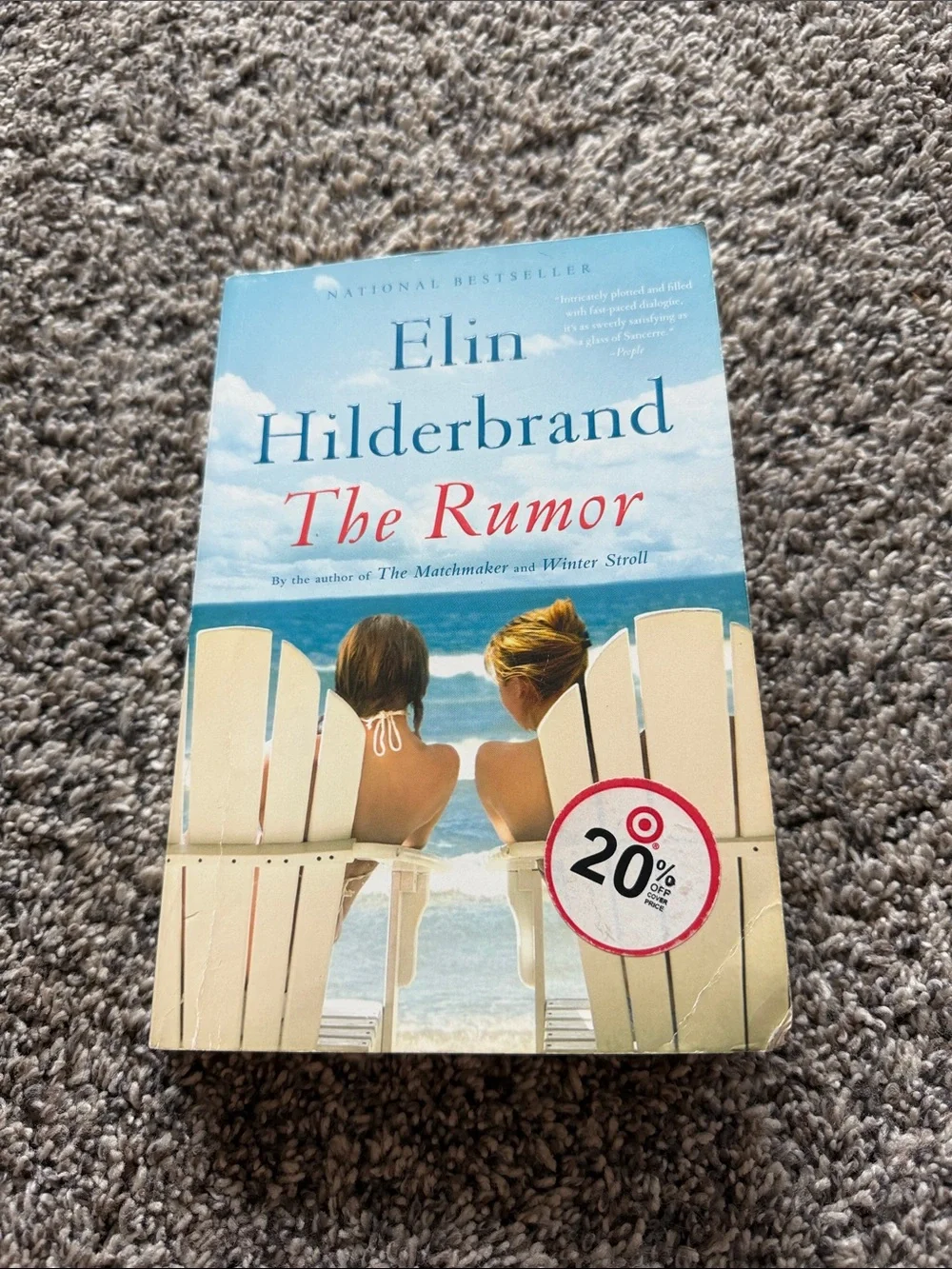 The Rumor By Elin Hilderbrand – Beach Blue Paperback